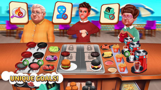 اسکرین شات برنامه Burger Maker Cooking Hub: Restaurant Games 2