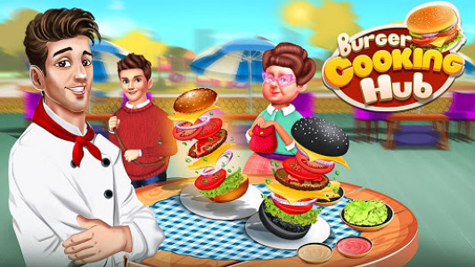 اسکرین شات برنامه Burger Maker Cooking Hub: Restaurant Games 4