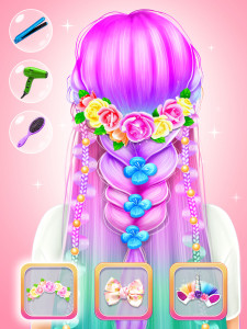 اسکرین شات 2 بازی Makeup Game- Hair Salon Artist