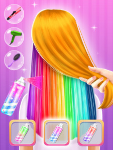 اسکرین شات بازی Makeup Game- Hair Salon Artist 3