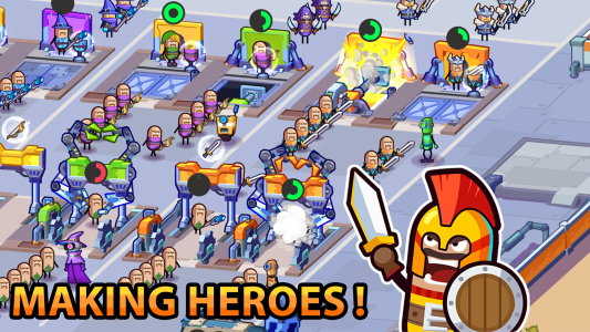 اسکرین شات 2 بازی Hero Making Tycoon: Idle Games