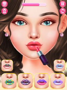 اسکرین شات بازی Lip Art DIY Makeover Games 2