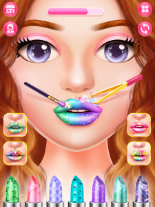 اسکرین شات بازی Lip Art DIY Makeover Games 1