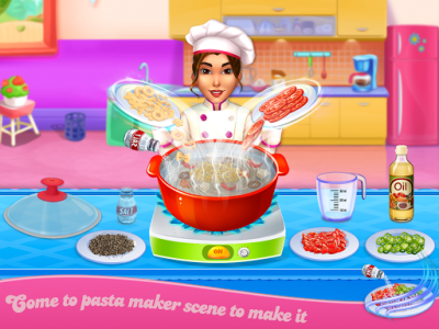 اسکرین شات برنامه Make pasta cooking kitchen 5