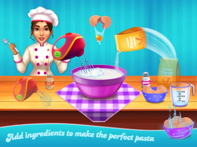 اسکرین شات برنامه Make pasta cooking kitchen 6