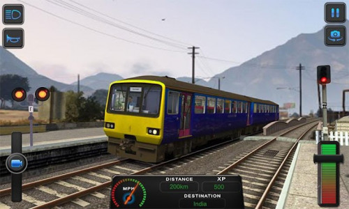 اسکرین شات بازی Train Driving 2018 - Fast Train Driver Traveller 1