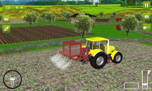 اسکرین شات بازی Real Farming Tractor Trolley Simulator; Game 2019 3