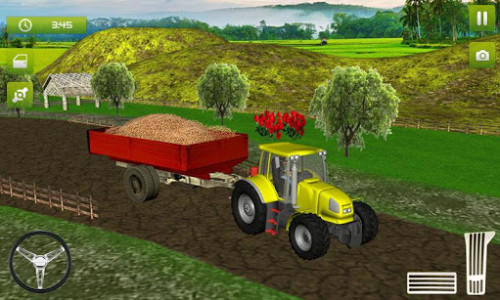 اسکرین شات بازی Real Farming Tractor Trolley Simulator; Game 2019 5