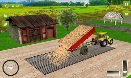 اسکرین شات بازی Real Farming Tractor Trolley Simulator; Game 2019 6