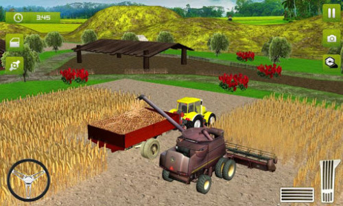 اسکرین شات بازی Real Farming Tractor Trolley Simulator; Game 2019 4