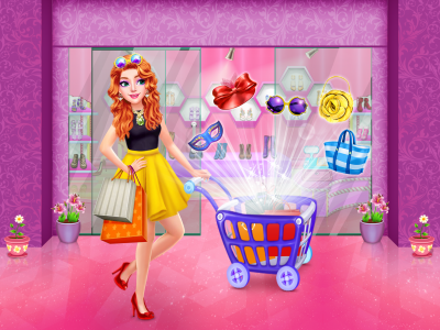 اسکرین شات برنامه Rich Shopping Mall Girl Games 3