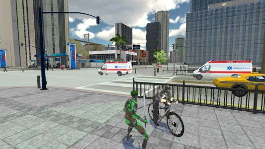 اسکرین شات بازی Green Rope Hero: Vegas City 3