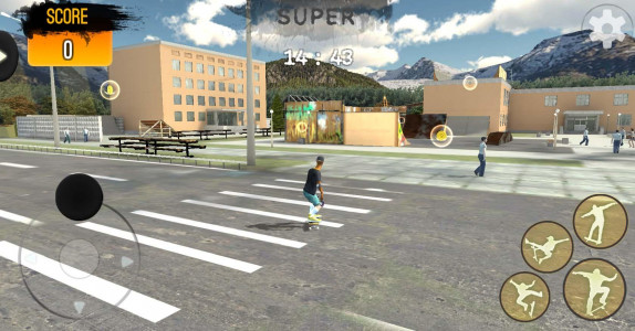 اسکرین شات بازی Freestyle Extreme Skater: Flippy Skate 5