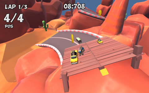 اسکرین شات بازی Crazy Cat Rush Racing 4