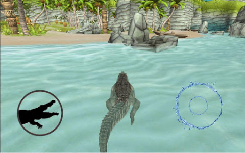 اسکرین شات بازی Crocodile Simulator Beach Hunt 8