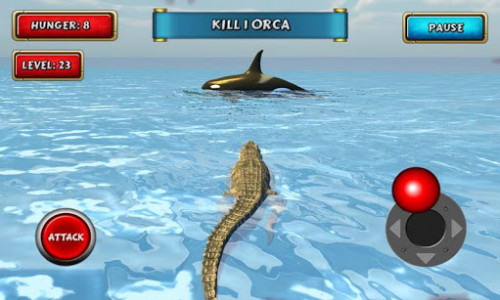 اسکرین شات بازی Crocodile Simulator Beach Hunt 5
