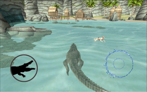 اسکرین شات بازی Crocodile Simulator Beach Hunt 7