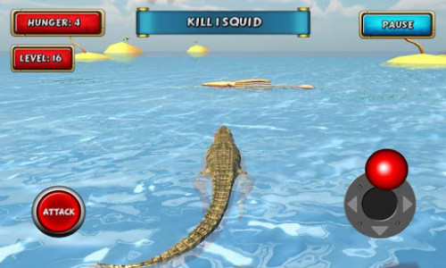 اسکرین شات بازی Crocodile Simulator Beach Hunt 4