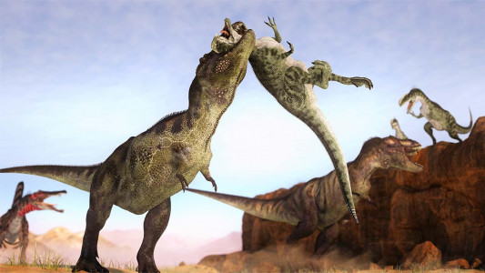 اسکرین شات بازی Jurassic Epic Dinosaur Battle 1