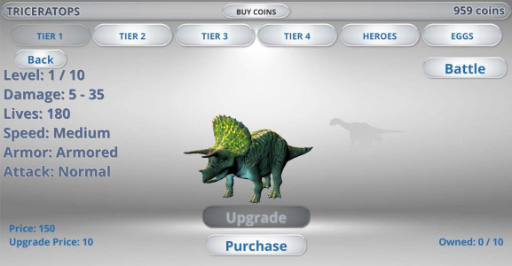 اسکرین شات بازی Jurassic Epic Dinosaur Battle 6