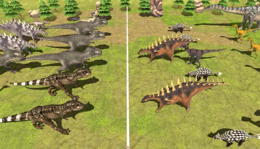 اسکرین شات بازی Jurassic Epic Dinosaur Battle 2