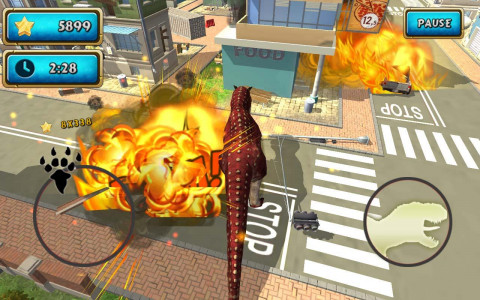 اسکرین شات بازی Dinosaur Simulator 2 Dino City 1