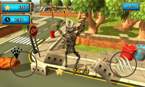 اسکرین شات بازی Monster Simulator Trigger City 2