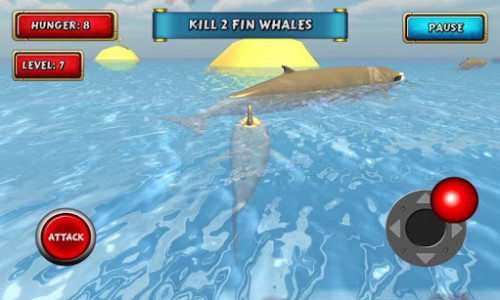 اسکرین شات بازی Shark Simulator Beach Killer 3