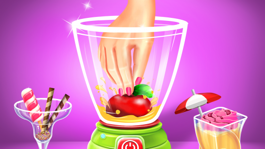 اسکرین شات بازی Fruit Blender 3D: Juice Games 1