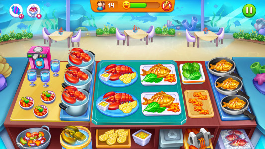 اسکرین شات 4 بازی Cooking Restaurant Food Games