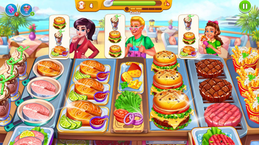 اسکرین شات بازی Cooking Restaurant Food Games 8