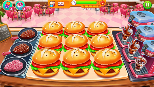 اسکرین شات 5 بازی Cooking Restaurant Food Games