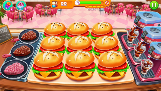 اسکرین شات بازی Cooking Restaurant Food Games 5