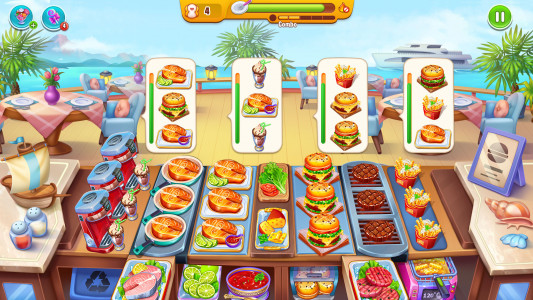 اسکرین شات بازی Cooking Restaurant Food Games 2