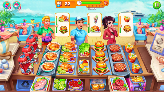 اسکرین شات بازی Cooking Restaurant Food Games 6