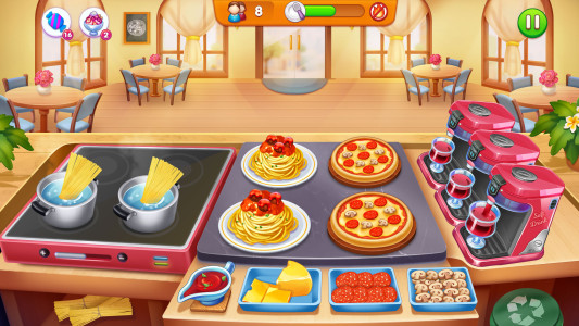 اسکرین شات 2 بازی Cooking Restaurant Food Games