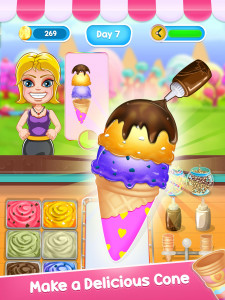 اسکرین شات برنامه My Ice Cream Parlour Game 3