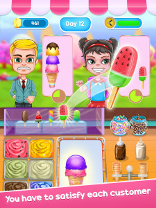 اسکرین شات برنامه My Ice Cream Parlour Game 2