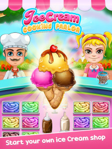 اسکرین شات برنامه My Ice Cream Parlour Game 1