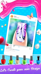 اسکرین شات بازی Nail Salon Fashion Makeup Game 4