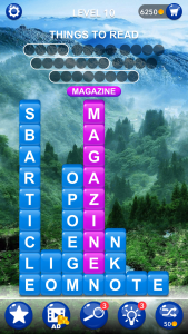 اسکرین شات 2 بازی Word Tiles :Hidden Word Search