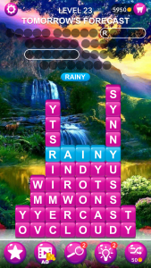 اسکرین شات بازی Word Tiles :Hidden Word Search 3