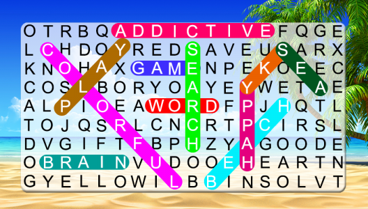 اسکرین شات بازی Word Search : Find Hidden Word 1