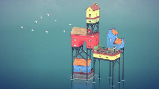 اسکرین شات بازی Water Town - Townscaper 5