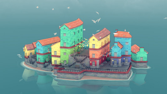 اسکرین شات بازی Water Town - Townscaper 1