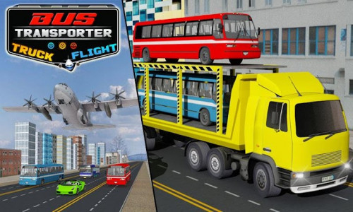 اسکرین شات بازی Bus Transporter Truck Flight 6