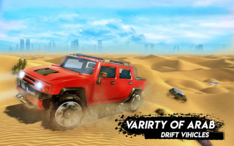 اسکرین شات برنامه Dubai Car Desert Drift Racing 1