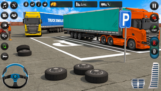 اسکرین شات بازی Truck Parking 3D Driving Games 2