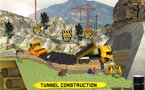 اسکرین شات بازی Tunnel Construction Crane Simulator 2018 2