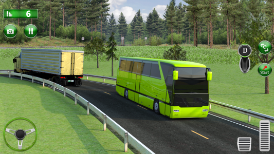 اسکرین شات بازی Euro Bus Driving 3D: Bus Games 2